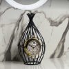 Eclipse Noir Cage Clock