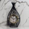 Eclipse Noir Cage Clock